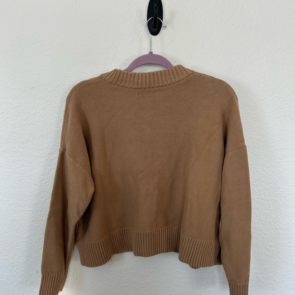 Quince Women's Brown Button-Up Cardigan - Picture 3 of 5